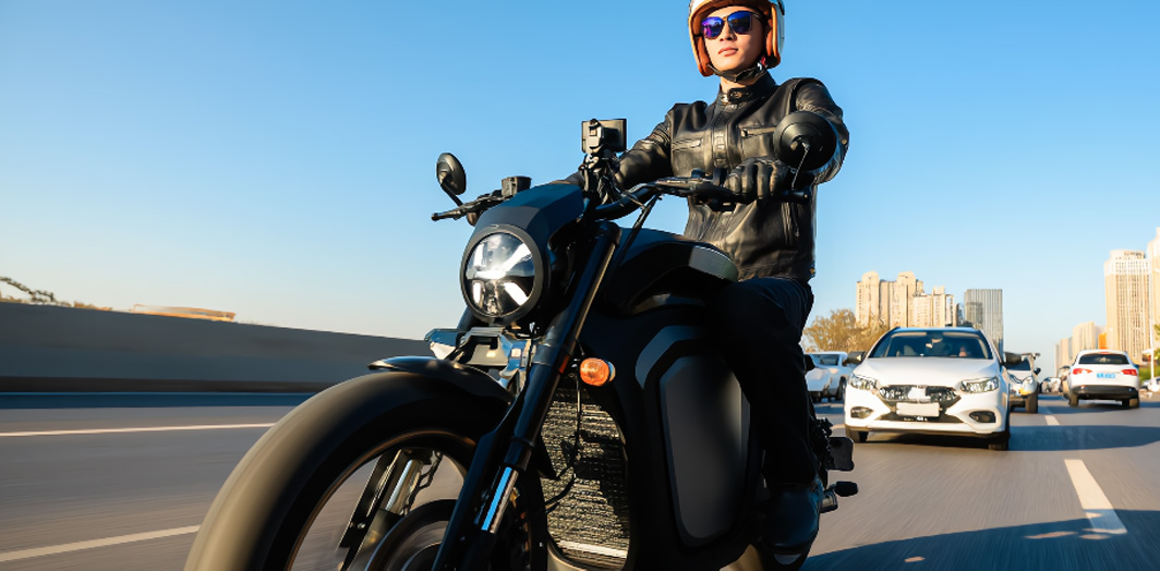 Yüksek Güçlü E-Motosiklet